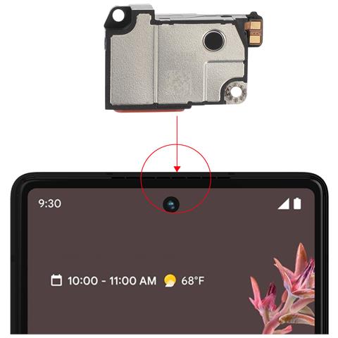 Altoparlante Interno Per Google Pixel 6 Auricolare Di Ricambio, Nero - Foto 4