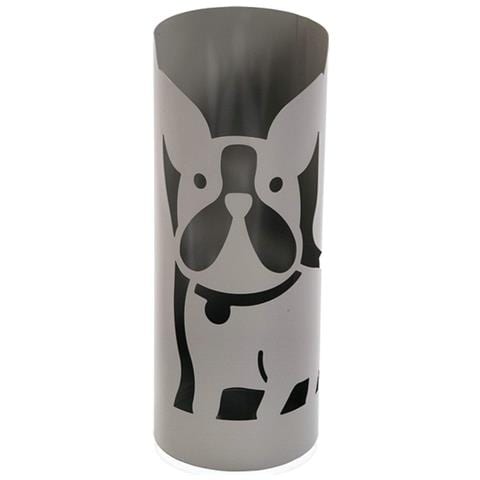Portaombrelli Dog Metallo (19 X 49 X 19 Cm) Grigio - Foto 1