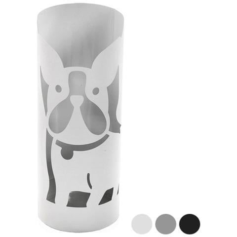 Portaombrelli Dog Metallo (19 X 49 X 19 Cm) Grigio - Foto 6