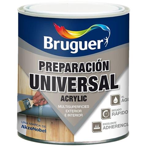 Preparazione Della Superficie 5120577 Universale Acrilico Stampa Bianco 750 Ml Mat - Foto 1