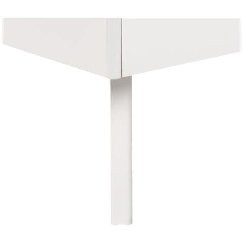 Letto Senza Testata Berric 140 X 200 Cm Bianco - Foto 2