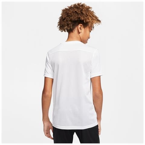 T-Shirt Dry Park Vii Jr Bv6741-100 Bambino Taglia Xs Colore Bianco /Nero - Foto 2