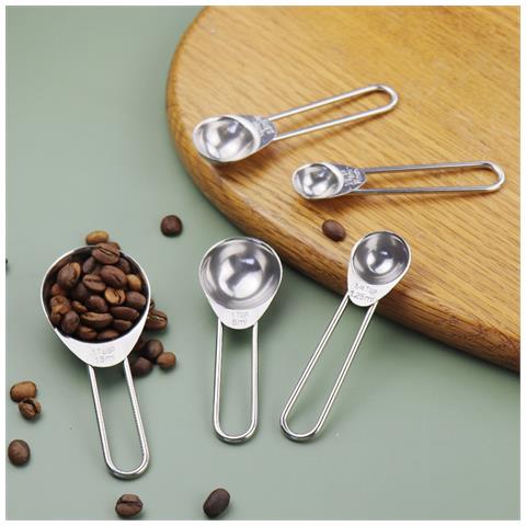 5 Confezioni Di Set Di Cucchiai Dosatori Per La Cottura Al Forno 15/5/2,5/1,25/0,75 Ml - Foto 2