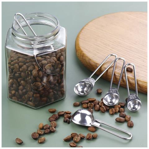 5 Confezioni Di Set Di Cucchiai Dosatori Per La Cottura Al Forno 15/5/2,5/1,25/0,75 Ml - Foto 5