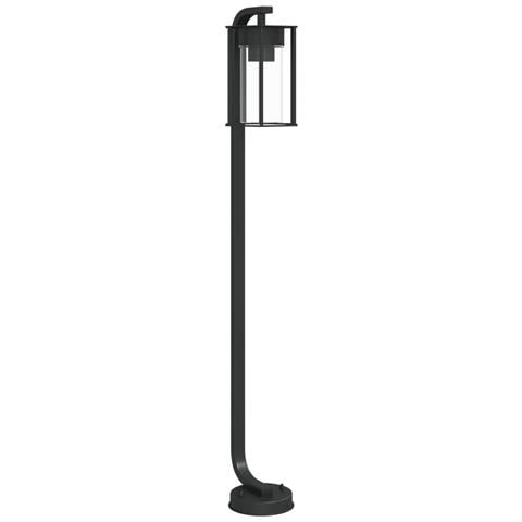 Lampada Da Terra Per Esterni Argento 100 Cm In Acciaio Inox - Foto 2