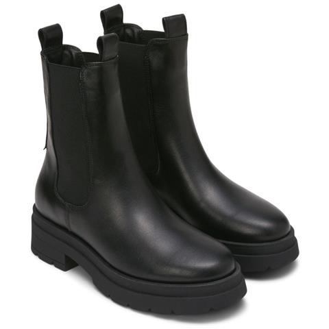 Black Casual Closed Booties Stivaletti Pelle Scarpe Donna Nero Eu 36, 208-17465001-102 990 - Foto 2