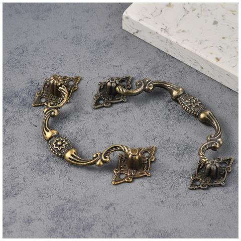Maniglie Per Cassetti In Bronzo Vintage (confezione Da 6)  L - Foto 6