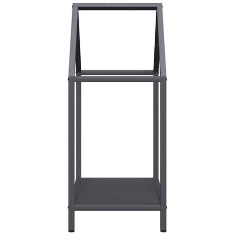 Rastrelliera per Legna da Ardere Antracite 40x25x60 cm - Foto 10