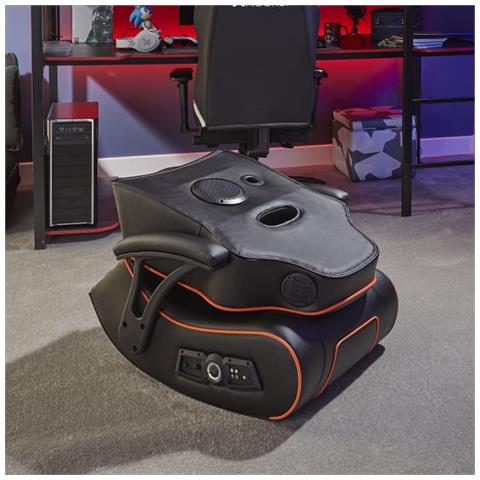 X Rocker G-force Sedia Da Gioco Per Console Nero, Arancione - Foto 2