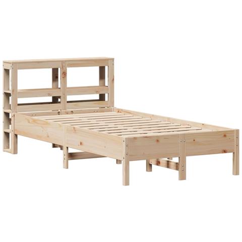 Letto Senza Materasso 120x190 Cm In Legno Massello Di Pino - Foto 3