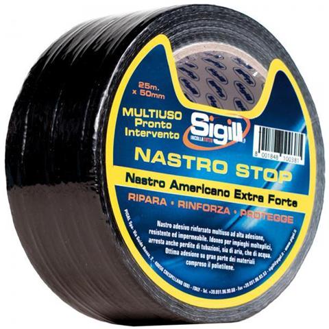 Nastro Adesivo Americano Nastro Stop Nero - Foto 1
