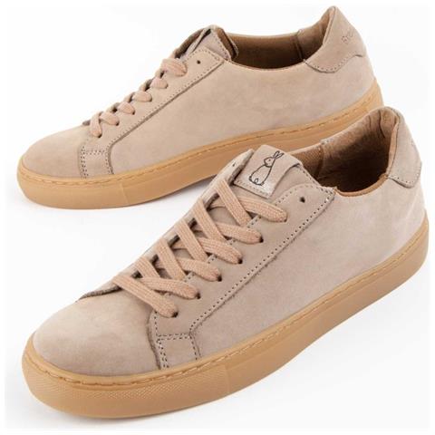 Sneakers Purasn Beige Beige Pelle Naturale - Foto 1