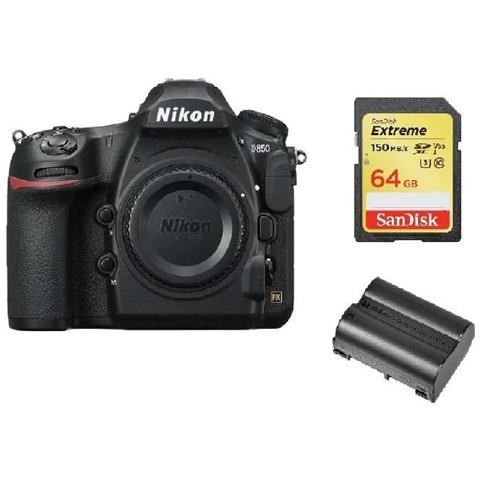 D850 + Scheda Sd Da 64gb + Batteria En-el15a - Foto 1