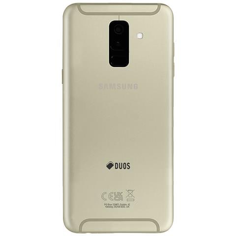 Cover Batteria Originale Per Galaxy A6 Plus Con Adesivo Integrato, Dorato - Foto 1