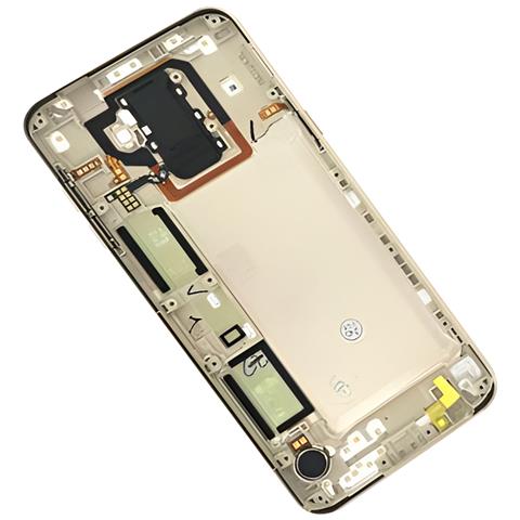 Cover Batteria Originale Per Galaxy A6 Plus Con Adesivo Integrato, Dorato - Foto 4