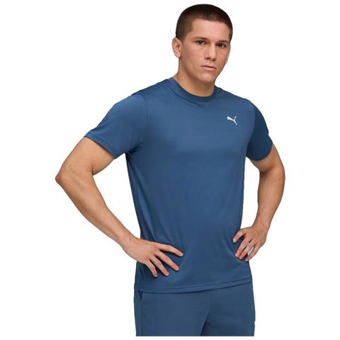 M Tad Essentials Solid Cat Tee Lc Small 52590880, Uomini, Blu, L - Foto 1