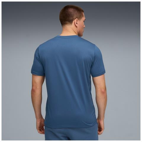 M Tad Essentials Solid Cat Tee Lc Small 52590880, Uomini, Blu, L - Foto 2