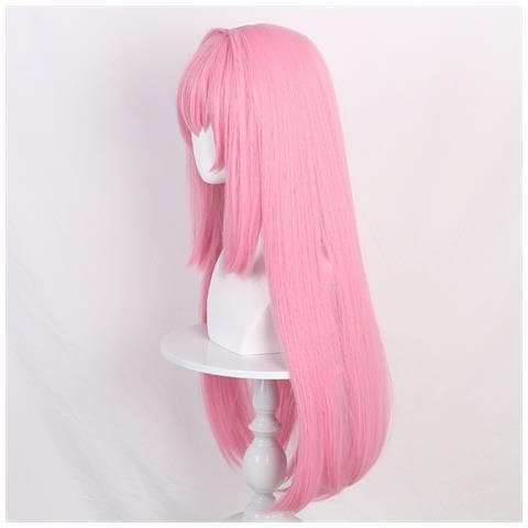 Parrucca Cosplay Rosa: Capelli Sintetici Termoresistenti Per Giochi Di Ruolo Anime E Feste - Foto 2