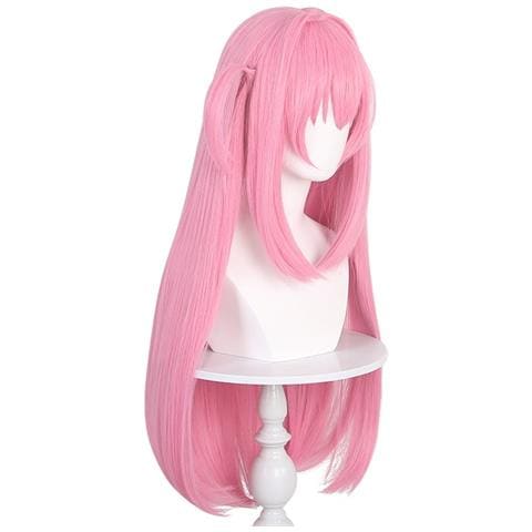 Parrucca Cosplay Rosa: Capelli Sintetici Termoresistenti Per Giochi Di Ruolo Anime E Feste - Foto 1