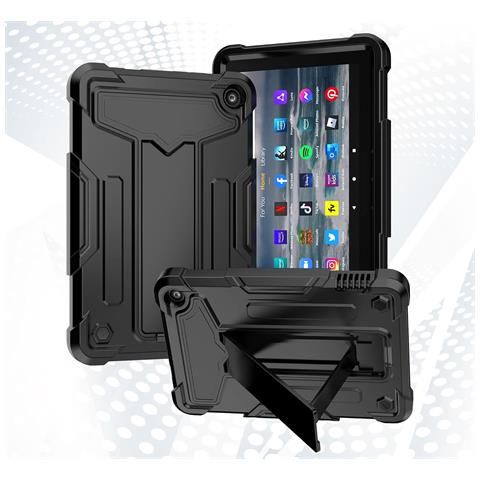 Custodia Per Amazon Fire 7” 12a Generazione Armored Con Supporto Nero - Foto 1