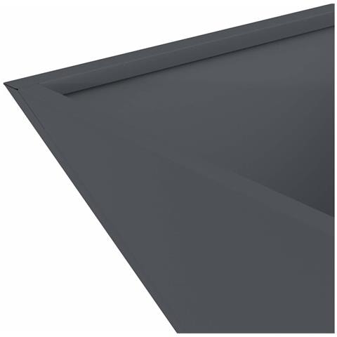 Vaso a Ciotola da Giardino Antracite 40 x 40 x 15 cm Acciaio - Foto 8