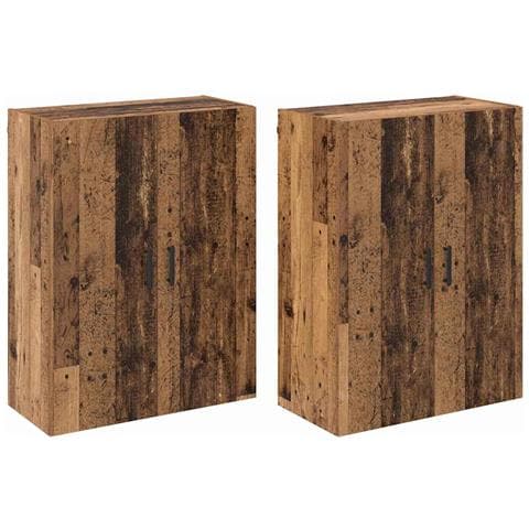 Armadi da Muro 2 pcs Legno vecchio 69.5 x 34 x 90 cm - Foto 1