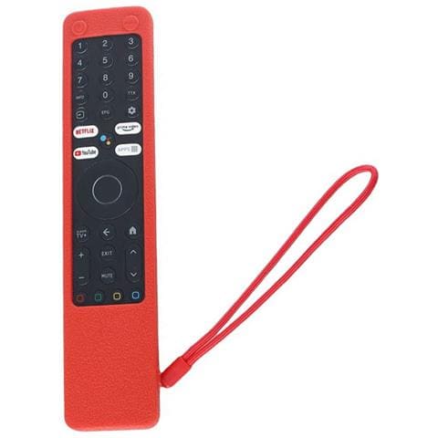 Custodia Protettiva In Silicone Compatibile Con Telecomando Xiaomi Xmrm-ml 4k Qled Q2 50in 55in 65in Tv Red - Foto 1