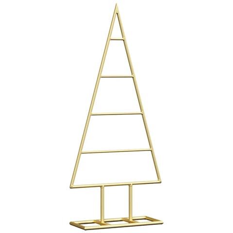 Albero di Natale in metallo con supporto Oro 60 cm - Foto 1