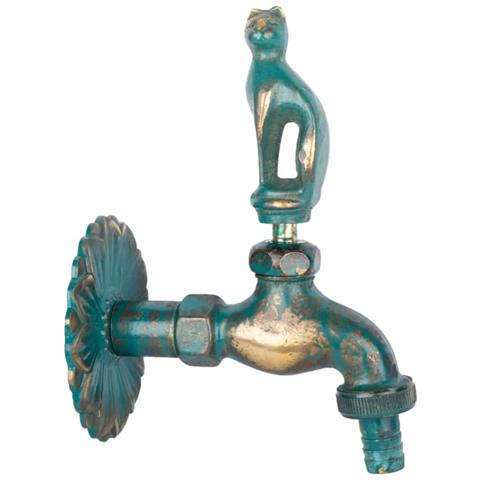 Rubinetto Da Giardino Vintage A Forma Di Gatto - Foto 1
