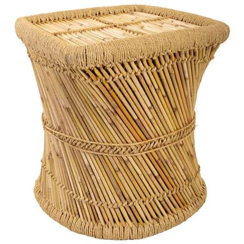 Tavolino In Bambù Marrone 43x43x47h - Foto 1