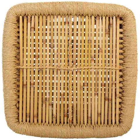Tavolino In Bambù Marrone 43x43x47h - Foto 2