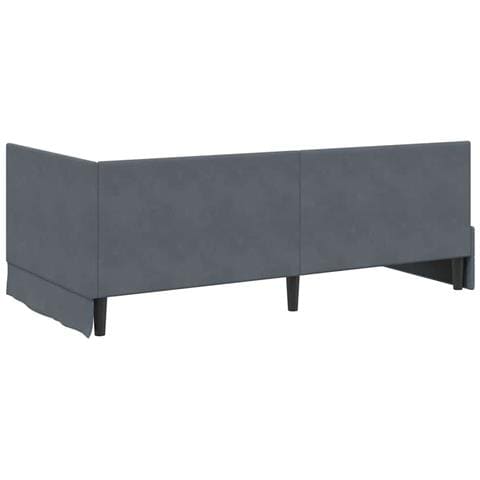 Struttura Letto Angolare con Materasso 2 pcs Grigio Velluto - Foto 9