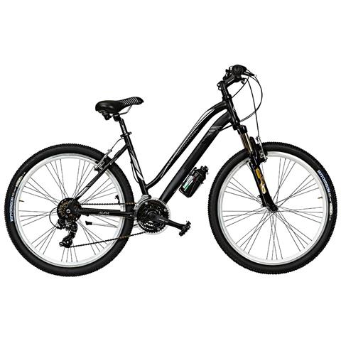 Bici Da Donna Mountain Bike Telaio In Alluminio Bicicletta Misura 26 Linea Aura Mtb 21v Aura26 Forcella Ammortizzata - 43 Titanio Opaco Azzurro - Foto 1