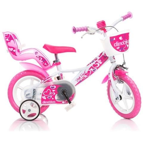 Bici Da Bambina Misura 12'' Art. 124rln-05lh Bicicletta Da Bimba Modello Little Heart - Foto 1