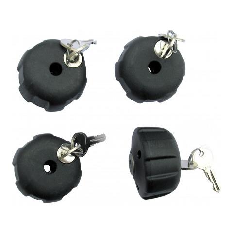 Pomello Antifurto Kit 4 Pezzi X Portaciclo Auto - Foto 1