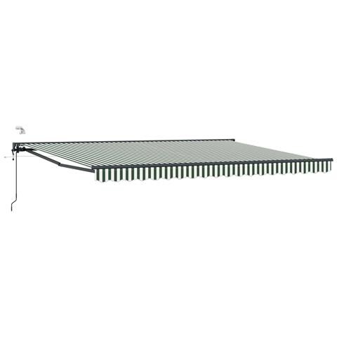 Tettuccio Elettrico Retrattile Verde, Bianco, Antracite 4 × 3 m - Foto 1