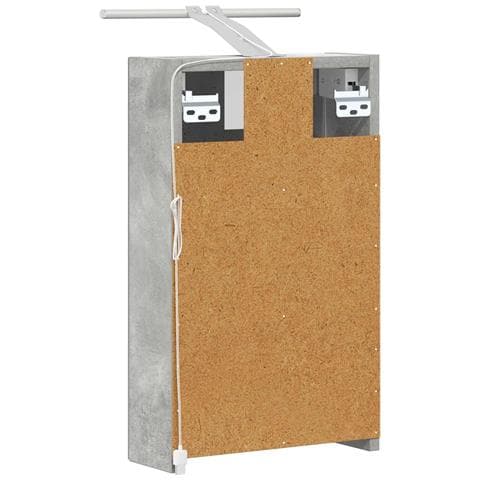 Mobiletto per specchio da bagno con lo scaffale Grigio cemento - Foto 9