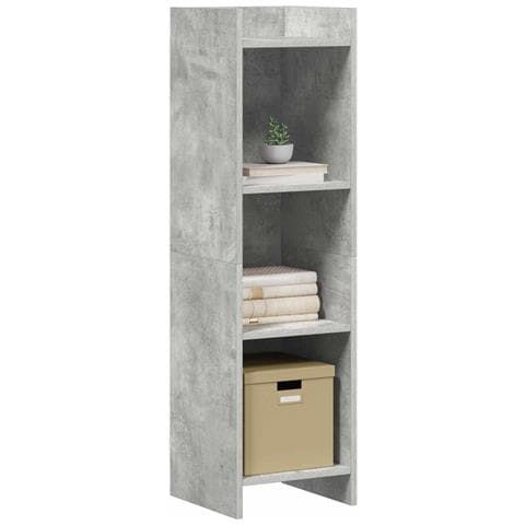 Libreria Grigio Concretè 30 x 30 x 111 cm Legno ingegnerizzato - Foto 2