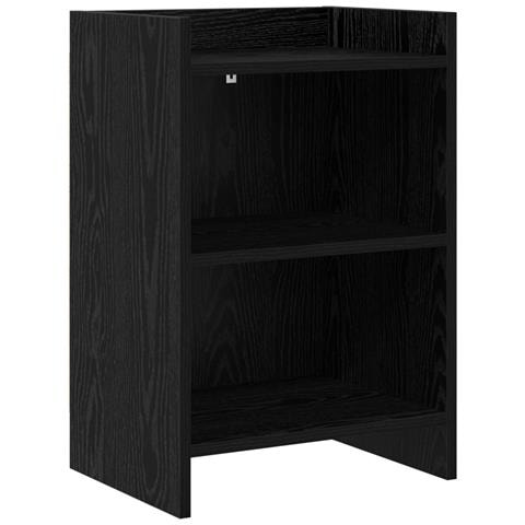 Comodini Rovere Nero 40 x 30 x 60 cm Legno ingegnerizzato - Foto 1