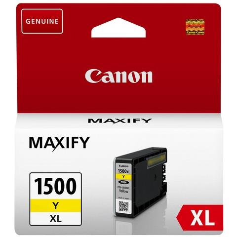 PGI-1500XL Y Cartuccia Ink Originale Gialla per Canon MAXIFY MB2350 Capacità 935 Pagine - Foto 9
