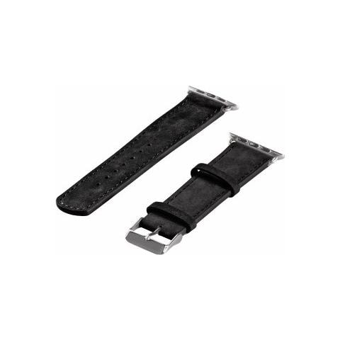 Cinturino scamosciato nero per Apple Watch 38mm - Foto 2