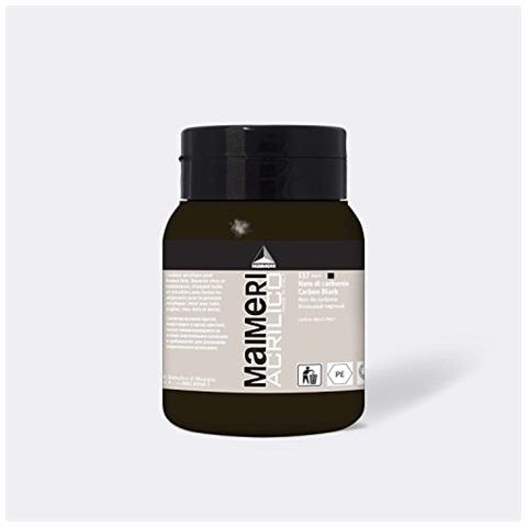 Acrilico Nero Di Carbonio Barattolo Da 500ml. - Foto 1