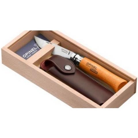 Coltello 08 Carbone + Custodia Opinel - Foto 1