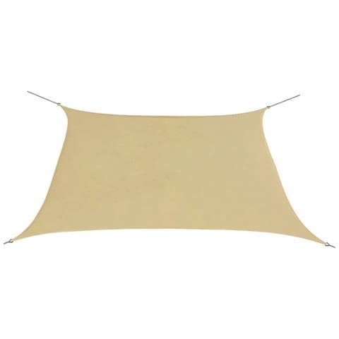 Vela Parasole in Tela Oxford Quadrata 2x2 m Beige - Foto 1