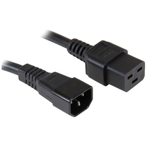 ICOC 066-NC - Cavo alimentazione C19 F a C14 M 2,0 mt nero - Foto 2