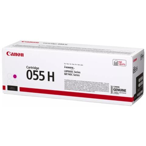 055 H Cartuccia Ink Originale Magenta per i-SENSYS MF744Cdw / MF742Cdw / LBP663Cdw Capacità 5900 Pagine - Foto 4