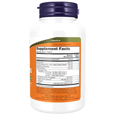 Super Enzimi 90 Compresse Now Foods - Foto 3