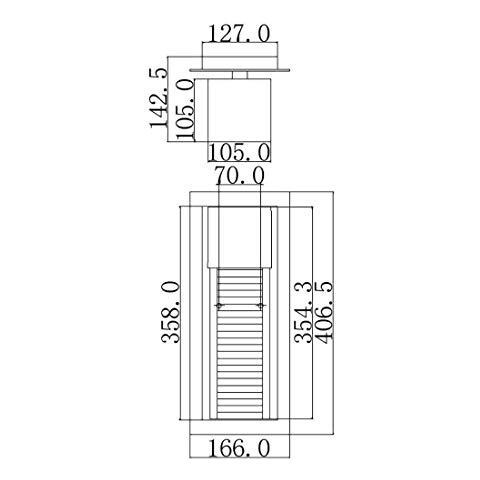 Elstead Sorel - Lanterna Da Parete Per Esterno 1 Luce Bronzo Ip44, Gu10 - Foto 2