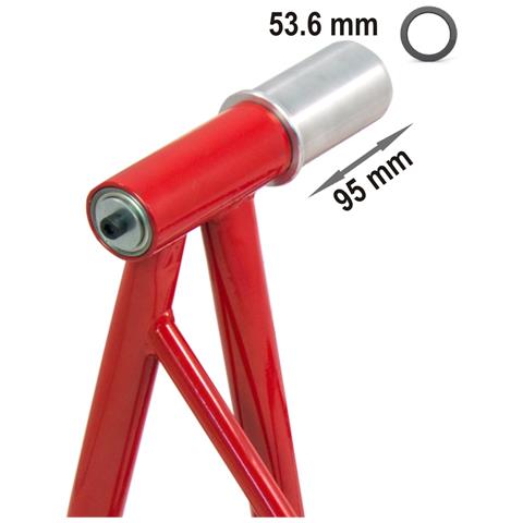 Adattatorre Perno Cavalletto Monobraccio Alzamoto Metallo 53.6 Bmw - Foto 1