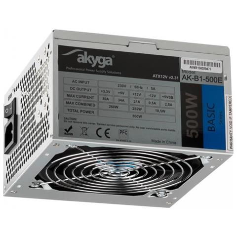 AK-B1-500E alimentatore per computer 500 W ATX Grigio - Foto 3